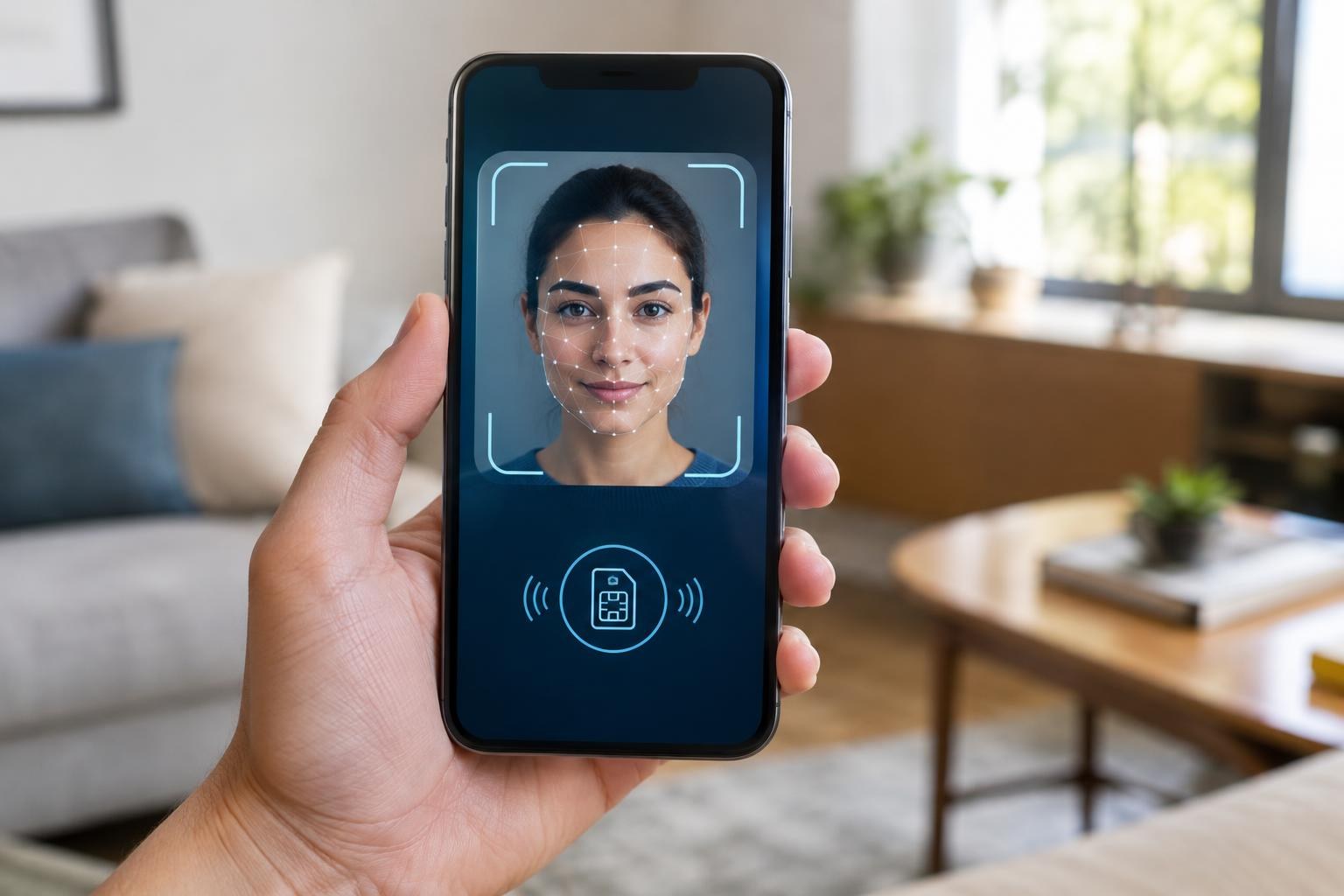 Biometria facial na linha de celular: o que confirmar antes do prazo